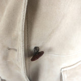 LAUREN Ralph Lauren Belted Suede Safari Jacket Beige Size Large