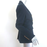 Veronica Beard Miller Dickey Jacket Navy Size 8 Double Breasted Blazer