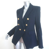 Veronica Beard Miller Dickey Jacket Navy Size 8 Double Breasted Blazer