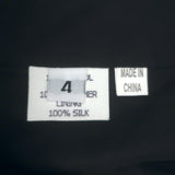 Jenni Kayne Short Sleeve Toggle Coat Black Brushed Wool Size 4