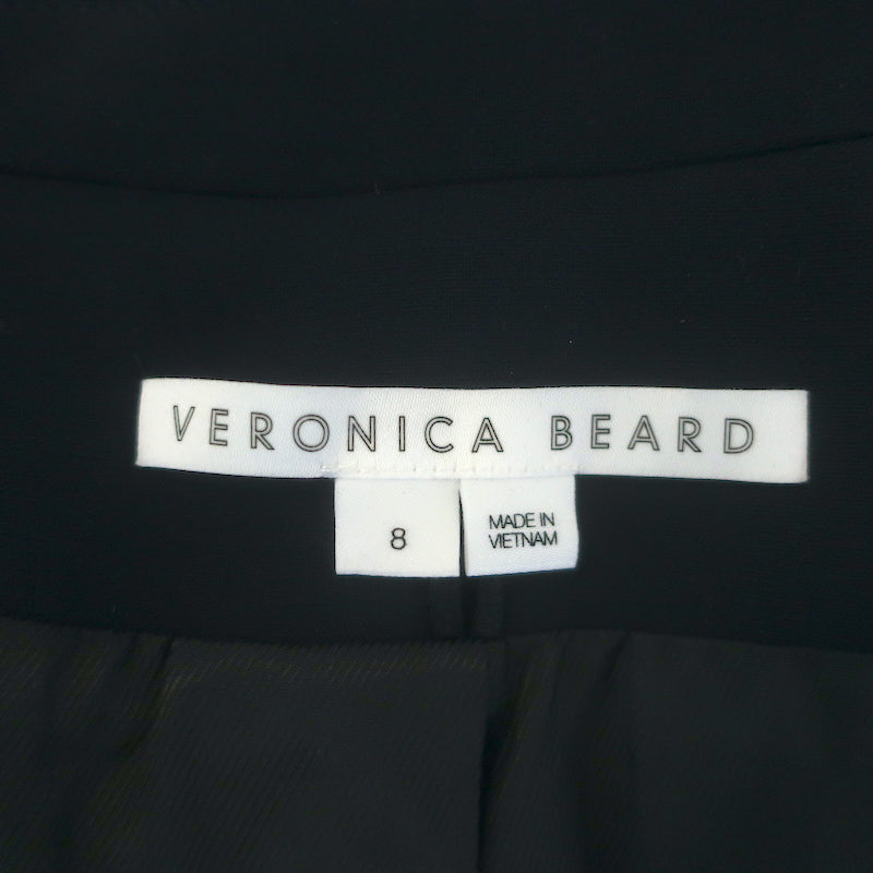 Veronica Beard Miller Dickey Jacket Navy Size 8 Double Breasted Blazer
