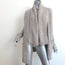 Line Cashmere Cardigan Taupe Size Extra Small Open-Front Sweater