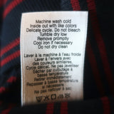 Veronica Beard Delano Striped Puff Sleeve Top Navy/Red Stretch Knit Size Small