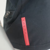 Prada Sport Back-Pocket Tee Black Stretch Jersey Size Large Short Sleeve Top