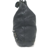 Balenciaga Giant Covered Brogues Day Hobo Black Leather Large Shoulder Bag