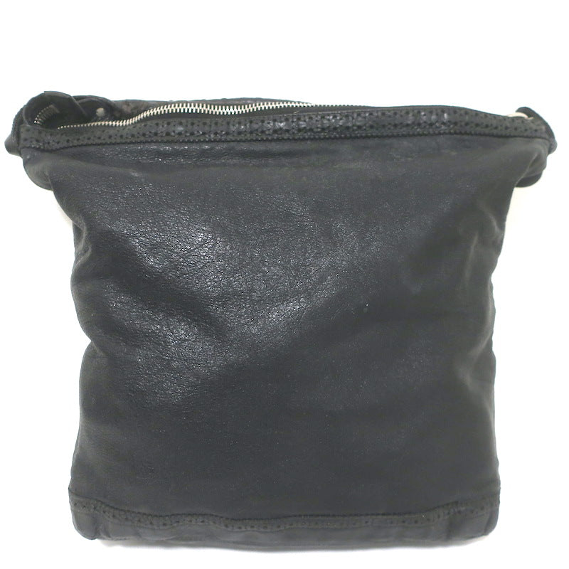 Balenciaga Giant Covered Brogues Day Hobo Black Leather Large Shoulder Bag
