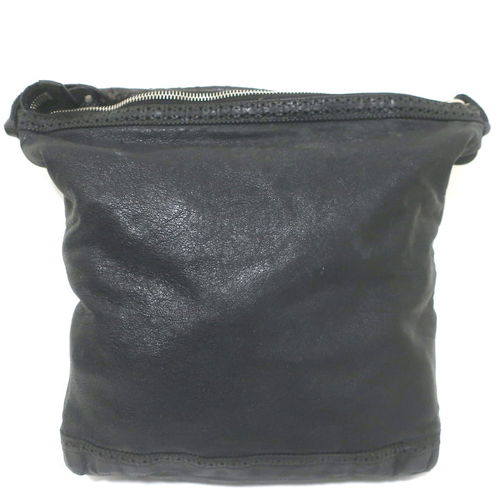 Balenciaga Giant Covered Brogues Day Hobo Black Leather Large Shoulder Bag