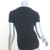 Prada Sport Back-Pocket Tee Black Stretch Jersey Size Large Short Sleeve Top