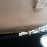 M2Malletier x Net a Porter La Fleur du Mal Shoulder Bag Ivory Snakeskin Clutch