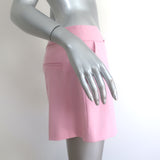 Alice + Olivia Dylan Pintucked Shorts Electric Pink Stretch Suiting Size 8 NEW