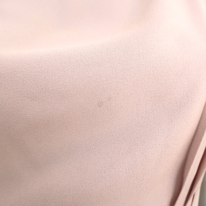 Christian Dior Cap Sleeve Sheath Dress Light Pink Crepe Size US 8