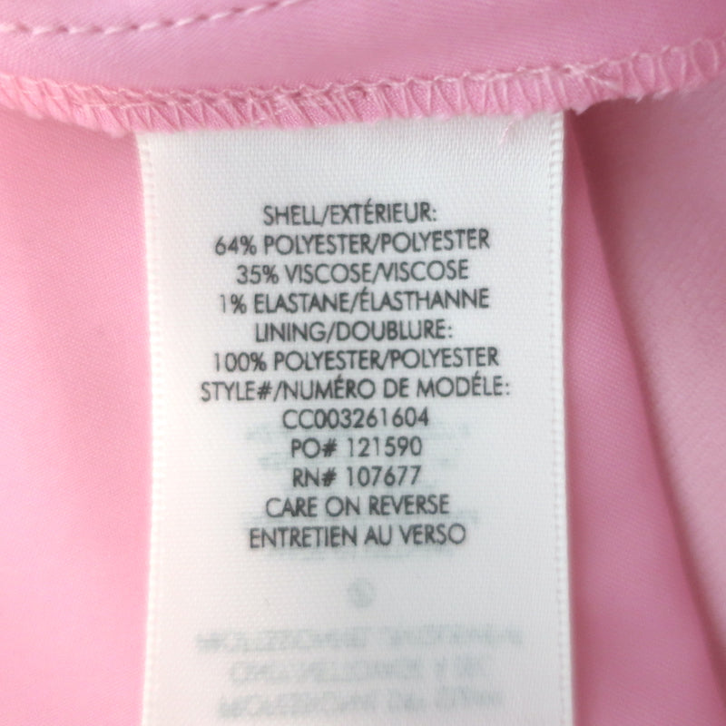 Alice + Olivia Dylan Pintucked Shorts Electric Pink Stretch Suiting Size 8 NEW