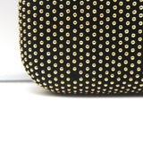 Alexander McQueen Knuckle Box Clutch Black Studded Suede Small Bag