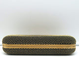 Alexander McQueen Knuckle Box Clutch Black Studded Suede Small Bag