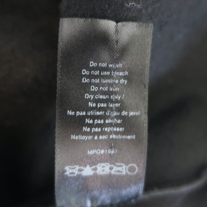 Rag &amp; Bone Lexington Blazer Black Grosgrain-Trimmed Wool Size 10