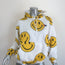 Aviator Nation Smiley Repeat Hoodie White Size Extra Small