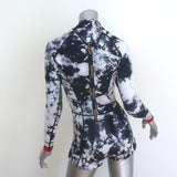 Cynthia Rowley Batik Wetsuit Black/White Tie Dye Neoprene Size Large NEW