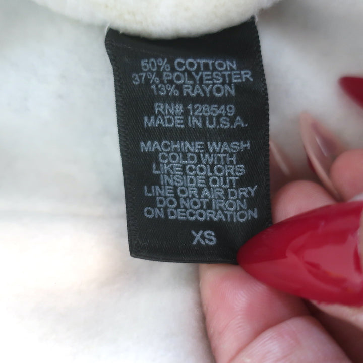 Aviator Nation Smiley Repeat Hoodie White Size Extra Small