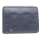 Louis Vuitton Victorine Wallet Navy Monogram Empreinte Leather