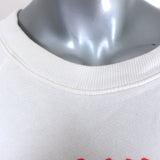 RE/DONE x Peanuts Classic Raglan Sweatshirt Off-White Cotton Size Small