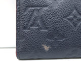 Louis Vuitton Victorine Wallet Navy Monogram Empreinte Leather