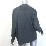 Brochu Walker Lace Looker Cardigan Charcoal Wool-Cashmere Size Small