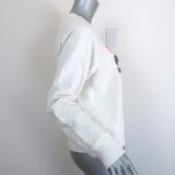 RE/DONE x Peanuts Classic Raglan Sweatshirt Off-White Cotton Size Small