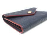 Louis Vuitton Victorine Wallet Navy Monogram Empreinte Leather