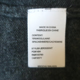 Brochu Walker Lace Looker Cardigan Charcoal Wool-Cashmere Size Small