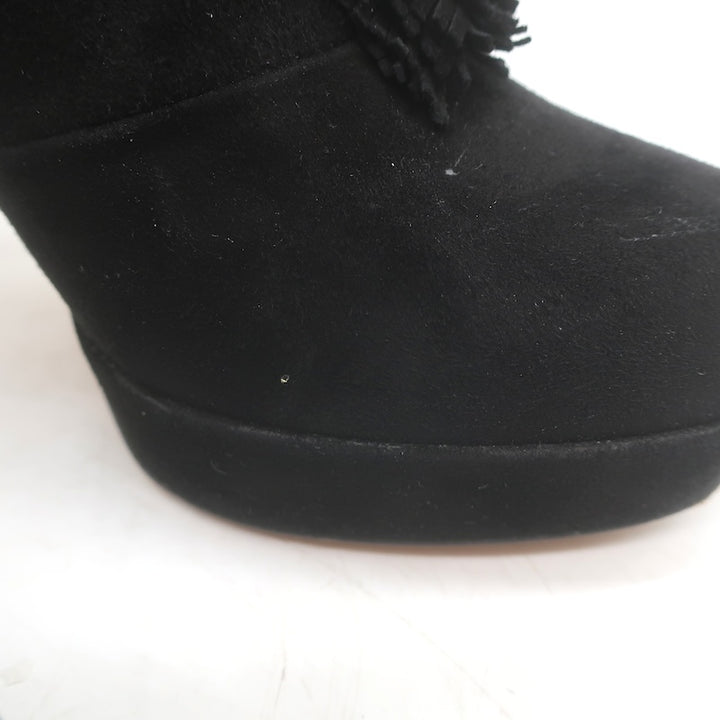 Gucci Fringed Platform ankle boots Sz 37, back