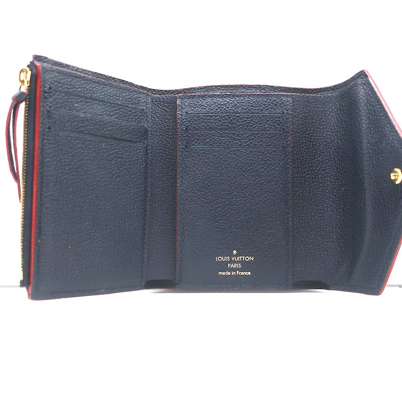 Louis Vuitton Victorine Wallet, Navy, One Size
