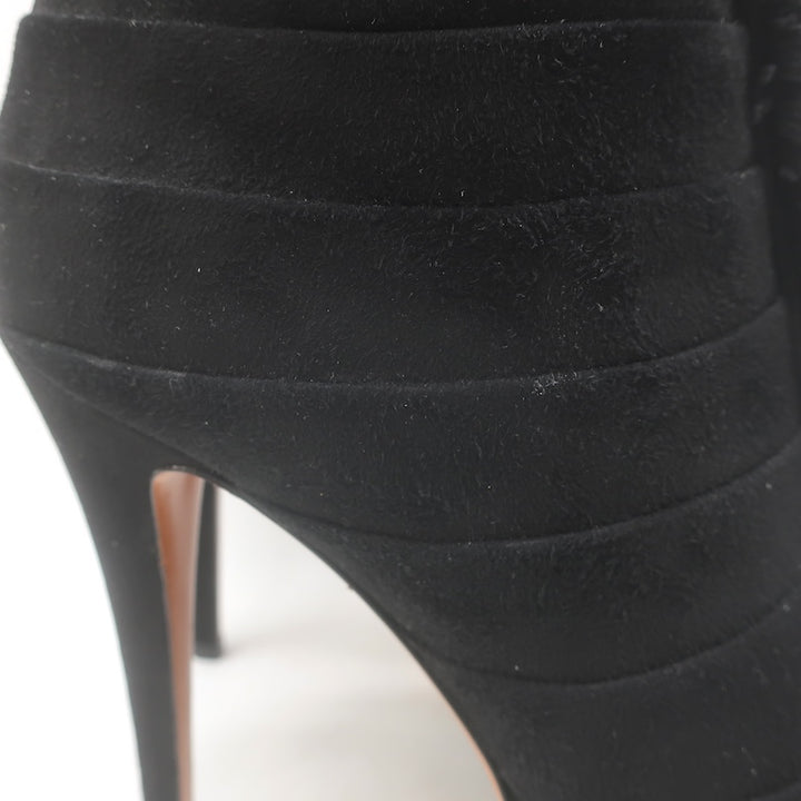 Gucci Fringed Platform ankle boots Sz 37, pair