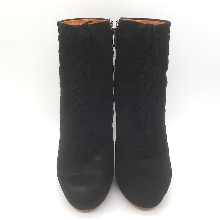 Gucci Fringed Platform ankle boots Sz 37, insole