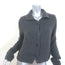 SABLYN Jackson Cashmere Cardigan Charcoal Size Medium Collared Sweater