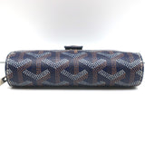 Goyard Goyardine Tuileries Wallet Navy Coated Canvas