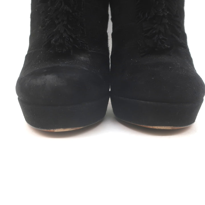 Gucci Fringed Platform ankle boots Sz 37, toe