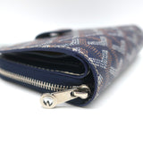 Goyard Goyardine Tuileries Wallet Navy Coated Canvas