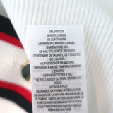 Ted Baker Skilarr Striped-Trim Cardigan Ivory Stretch Knit Size 3 NEW