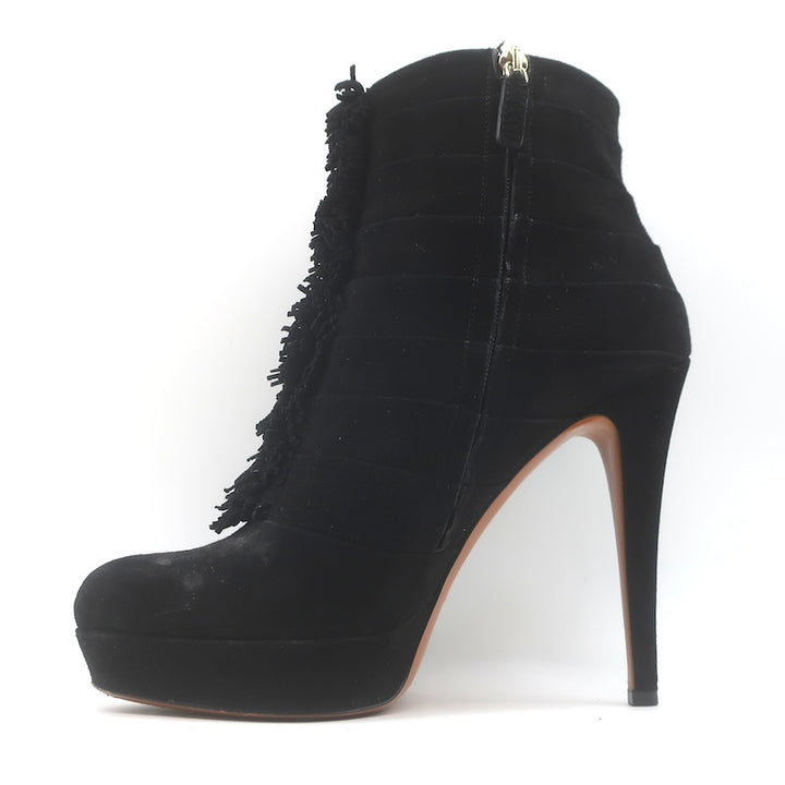 Gucci Fringed Platform ankle boots Sz 37, inner lining