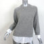 Brochu Walker The Looker Knit Sweatshirt Gray Wool-Cashmere Size Extra Small