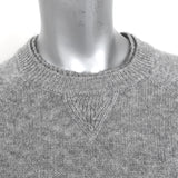 Brochu Walker The Looker Knit Sweatshirt Gray Wool-Cashmere Size Extra Small