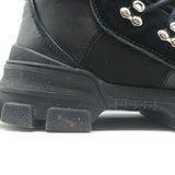 Gucci Flashtrek Hiking Boots Black Suede & Leather Size 38