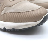 Brunello Cucinelli Colorblock Low Top Sneakers Taupe Suede & Leather Size 44