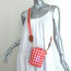 Clare V. x HTH Gingham Mini Tote Red/White Crossbody Bag NEW