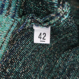 M Missoni Space Dye Tank Top Seafoam Metallic Stretch Knit Size 42