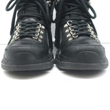 Gucci Flashtrek Hiking Boots Black Suede & Leather Size 38