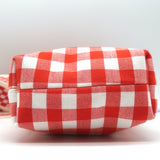 Clare V. x HTH Gingham Mini Tote Red/White Crossbody Bag NEW