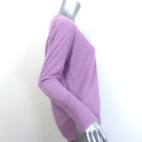 Allude Cashmere V-Neck Sweater Lilac Size Small