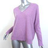 Allude Cashmere V-Neck Sweater Lilac Size Small