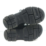 Gucci Flashtrek Hiking Boots Black Suede & Leather Size 38